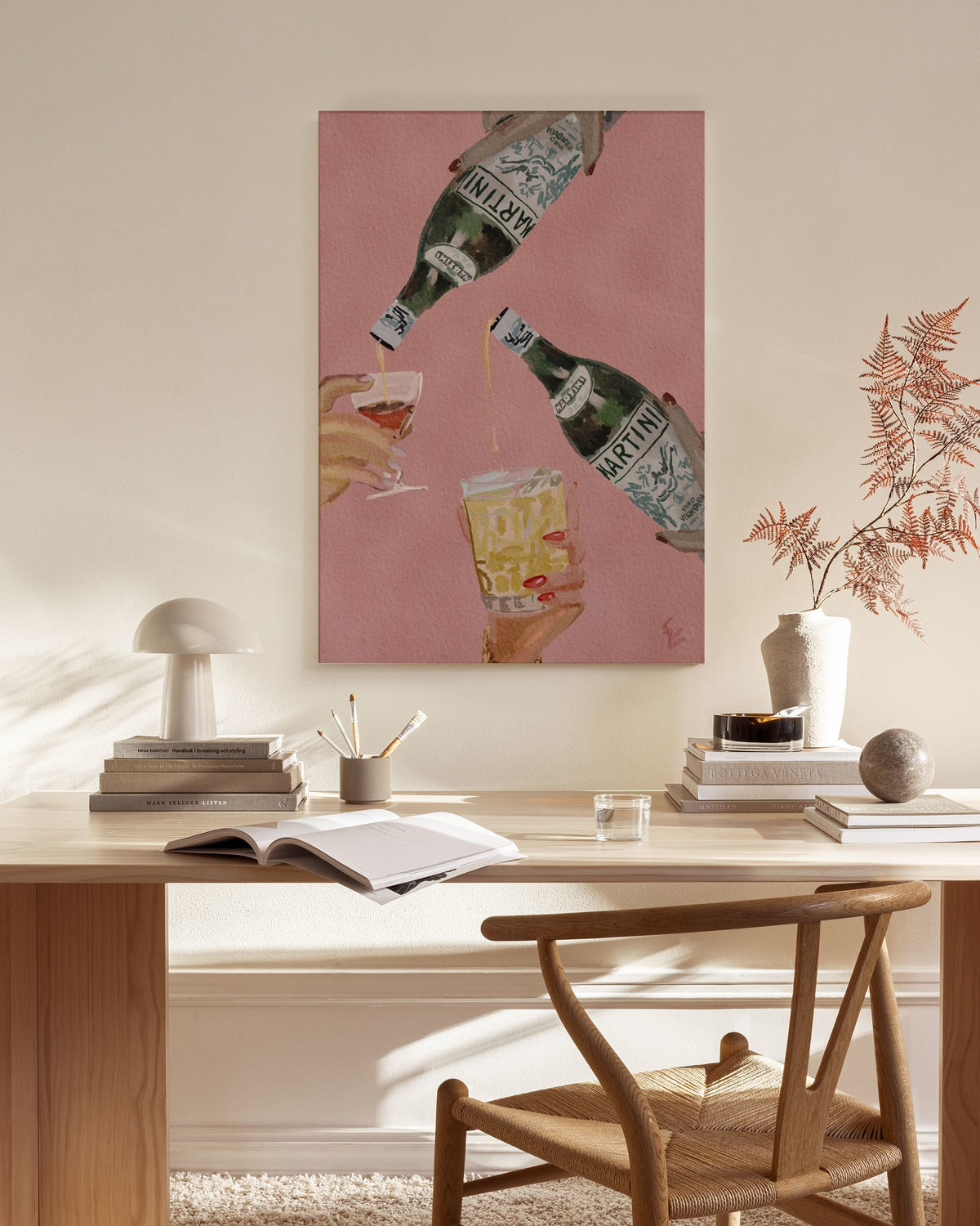 Ekaterina Zagorska - One More Martini Please Canvas print