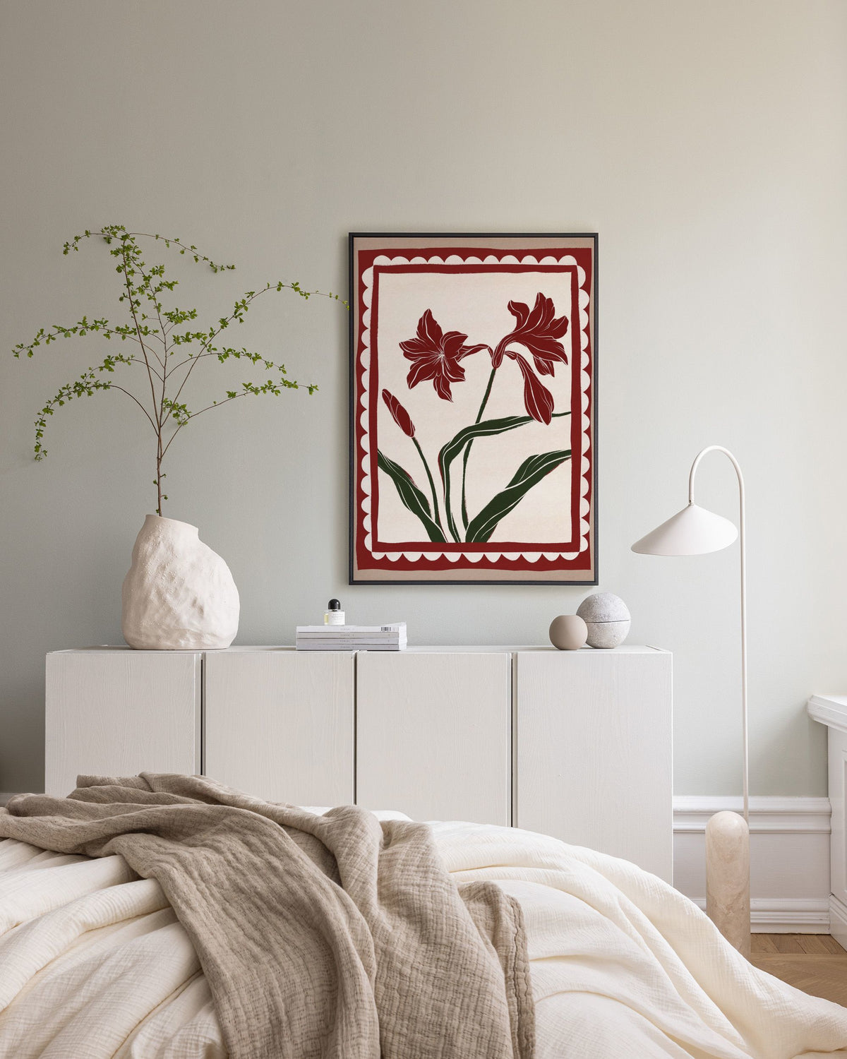 Framed In Bloom Canvas print