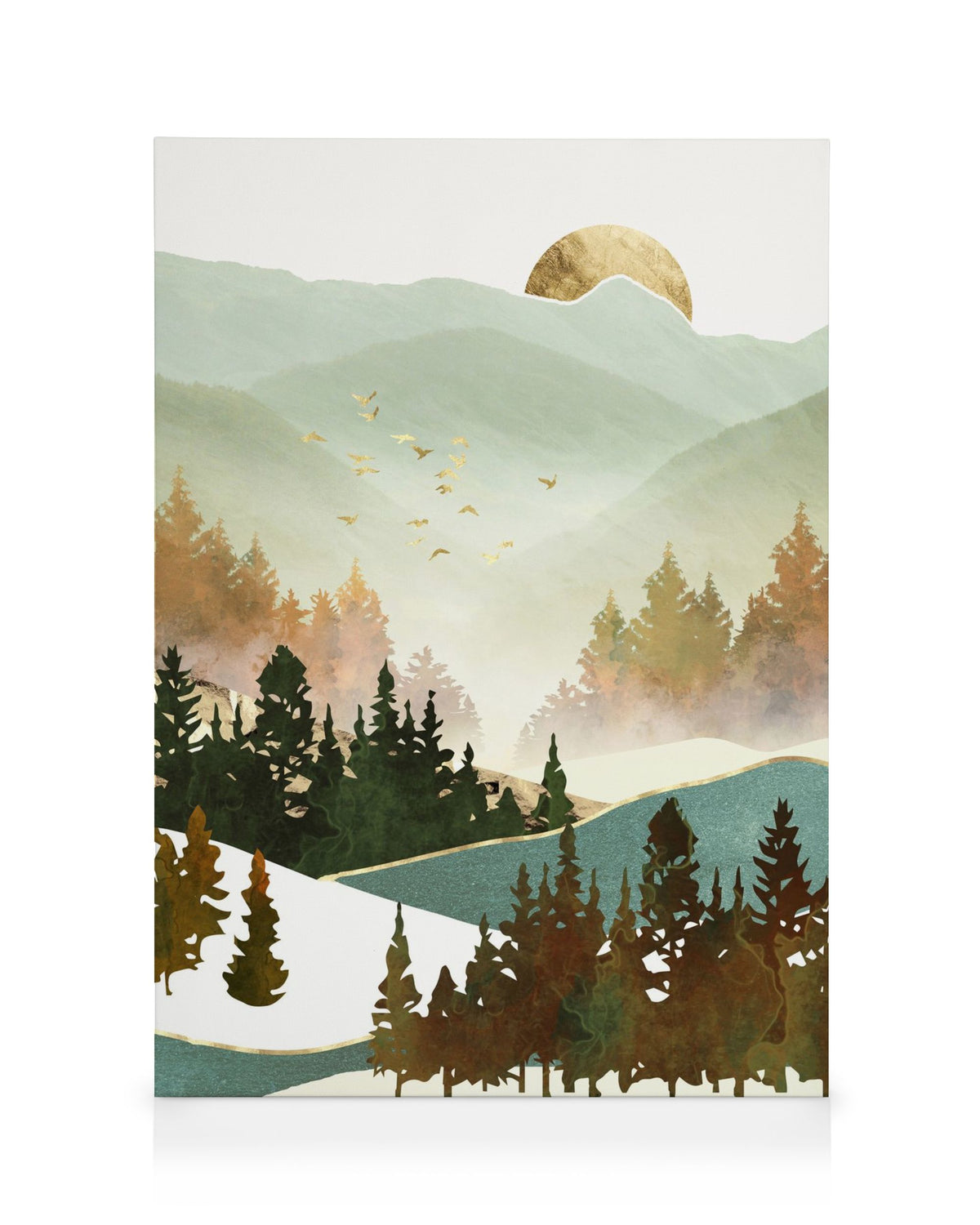 SpaceFrog Designs - Fall Morning Canvas print