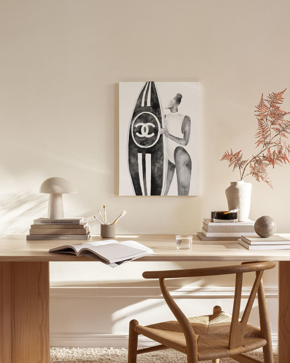 Surf In Style Canvas print