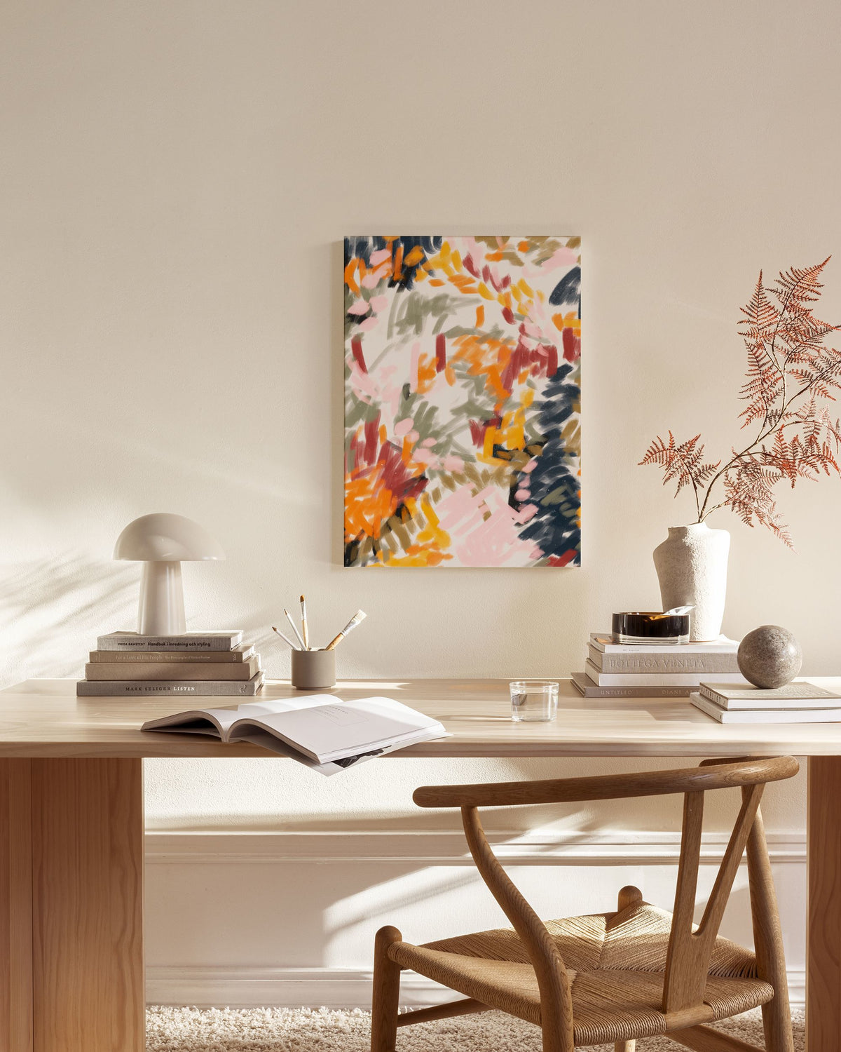 Le Jardin No2 Canvas print