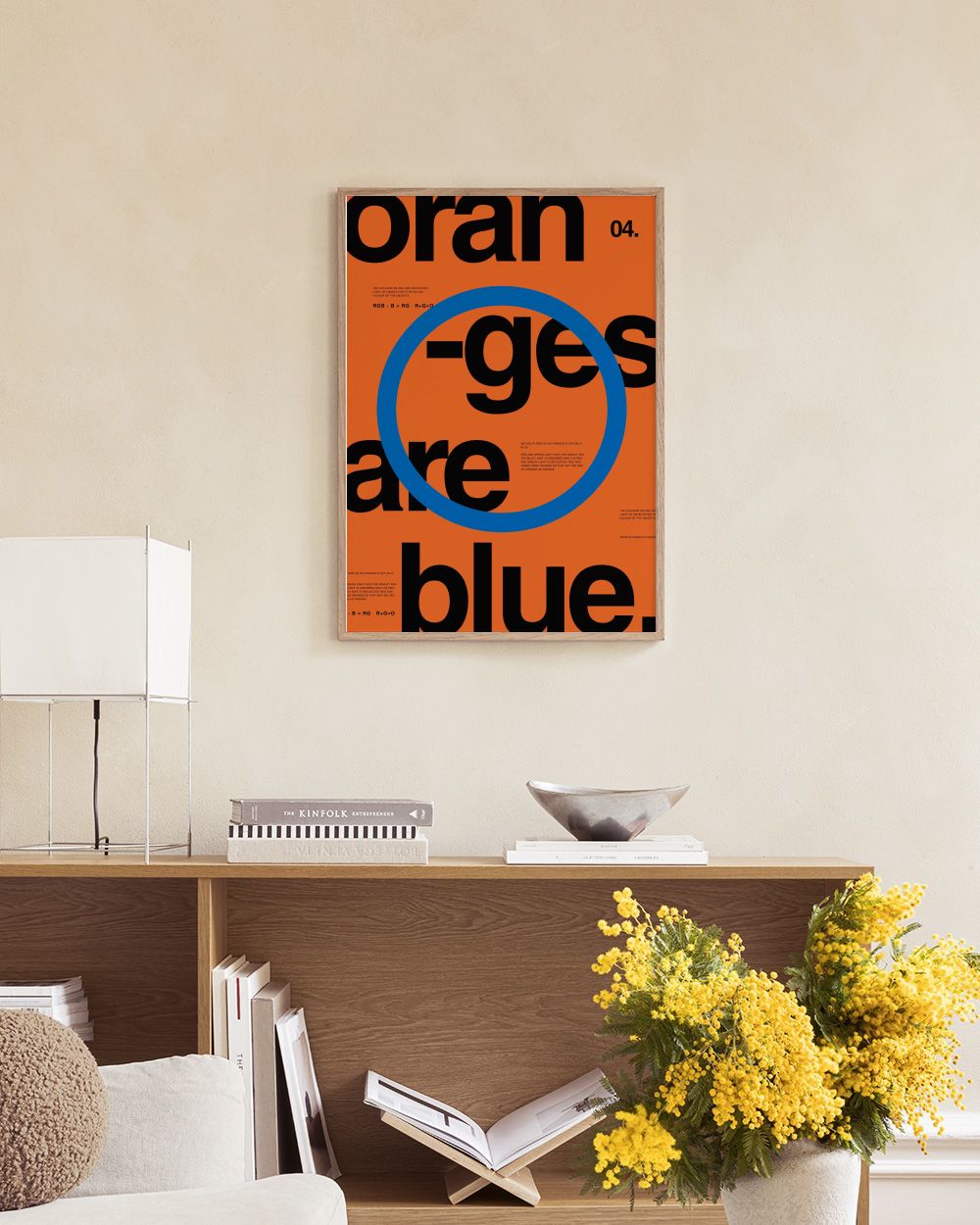 Oranges Are Blue Print