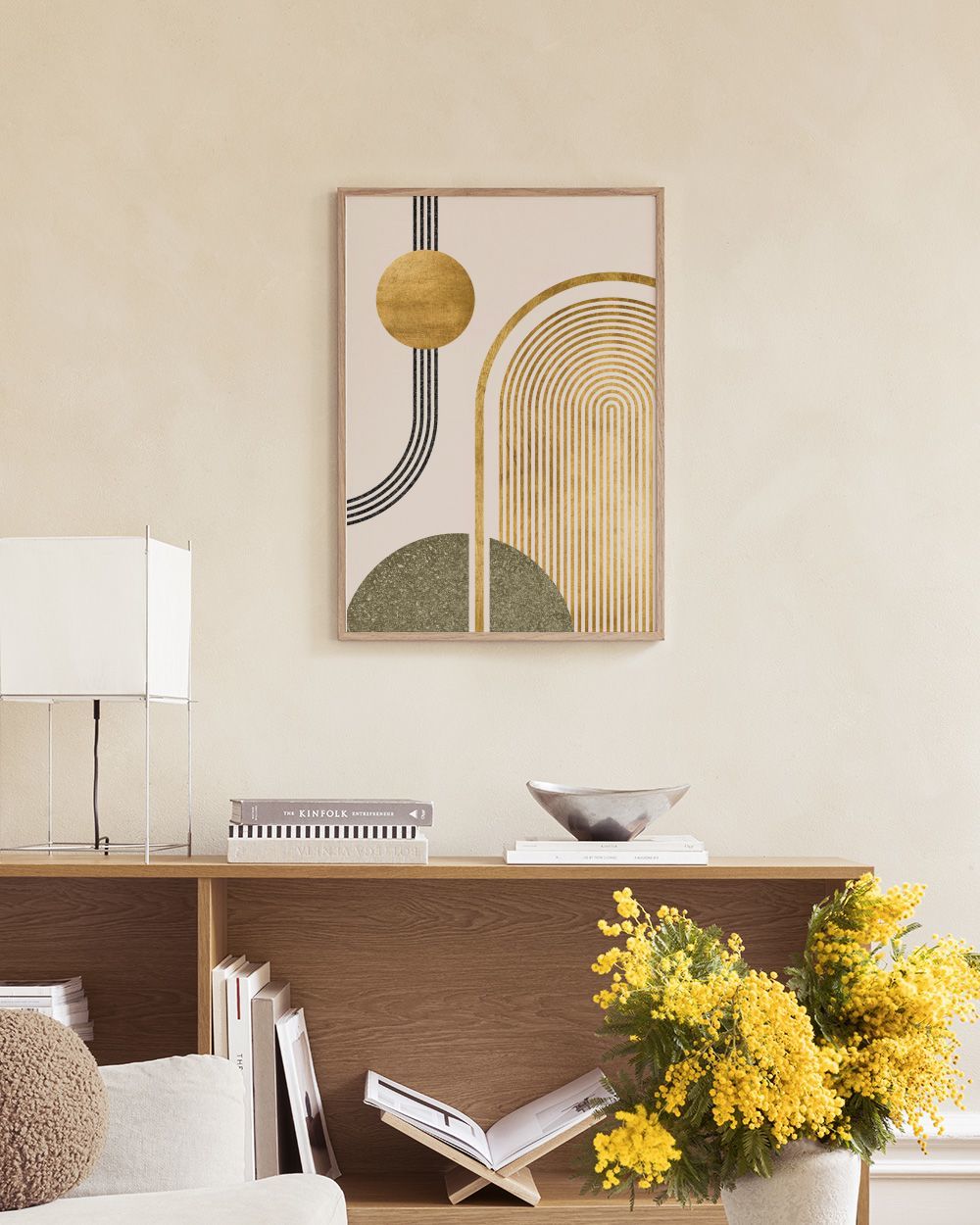 Green & Gold No1 Print