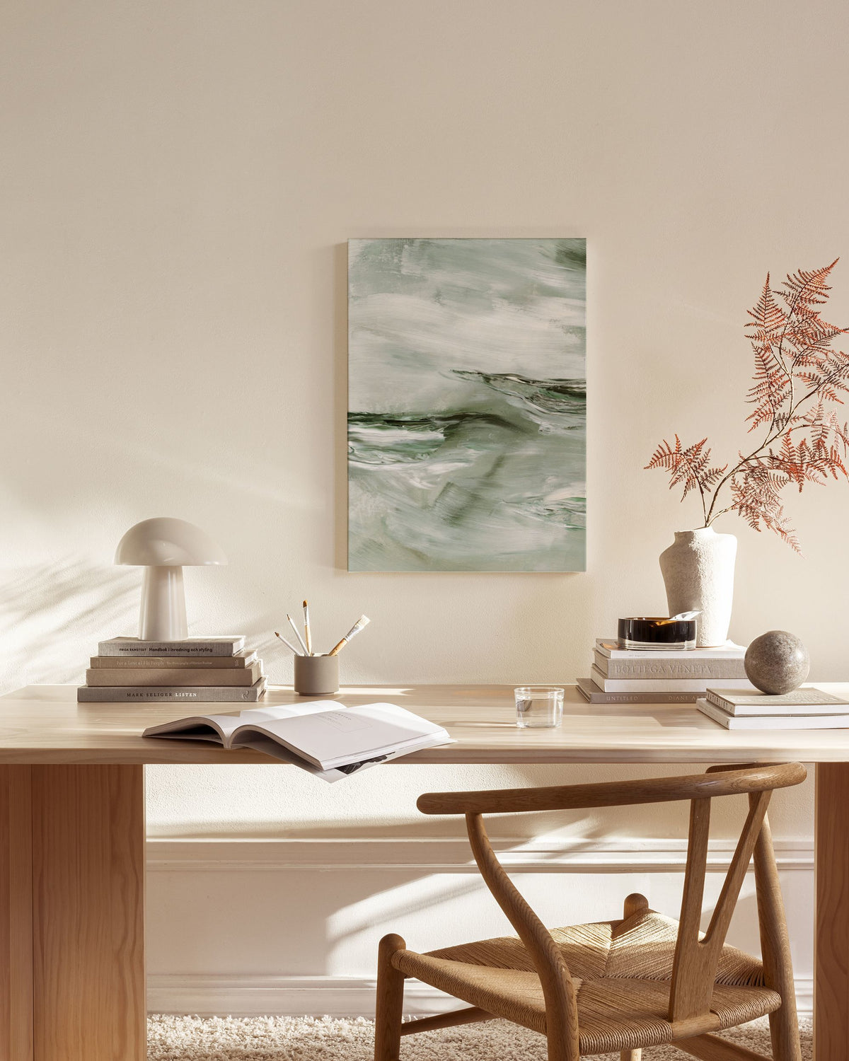 Abstract Waves Canvas print
