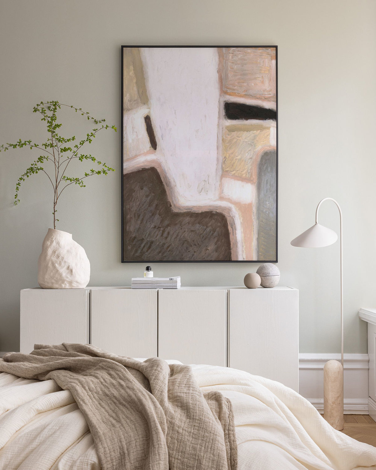 Painting of Shapes Canvas print