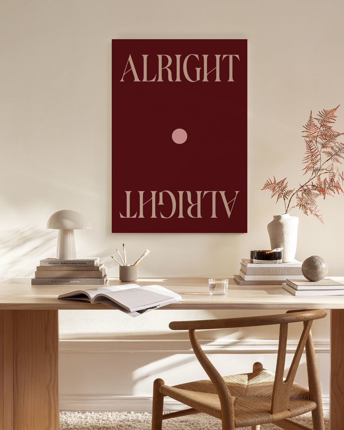 Alright Canvas print