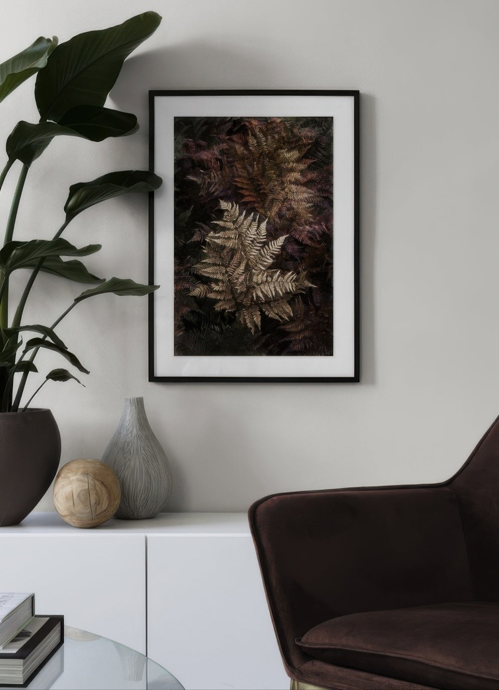 Golden Fern Print