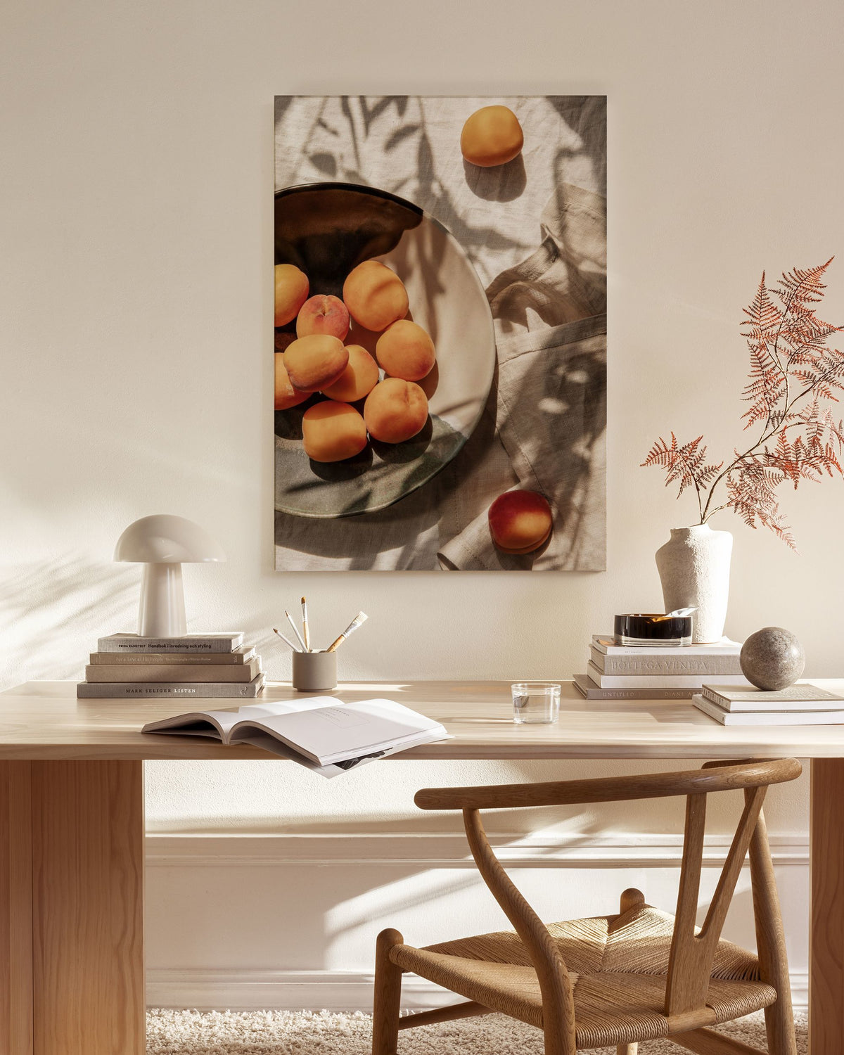 Apricots In Sunlight Canvas print