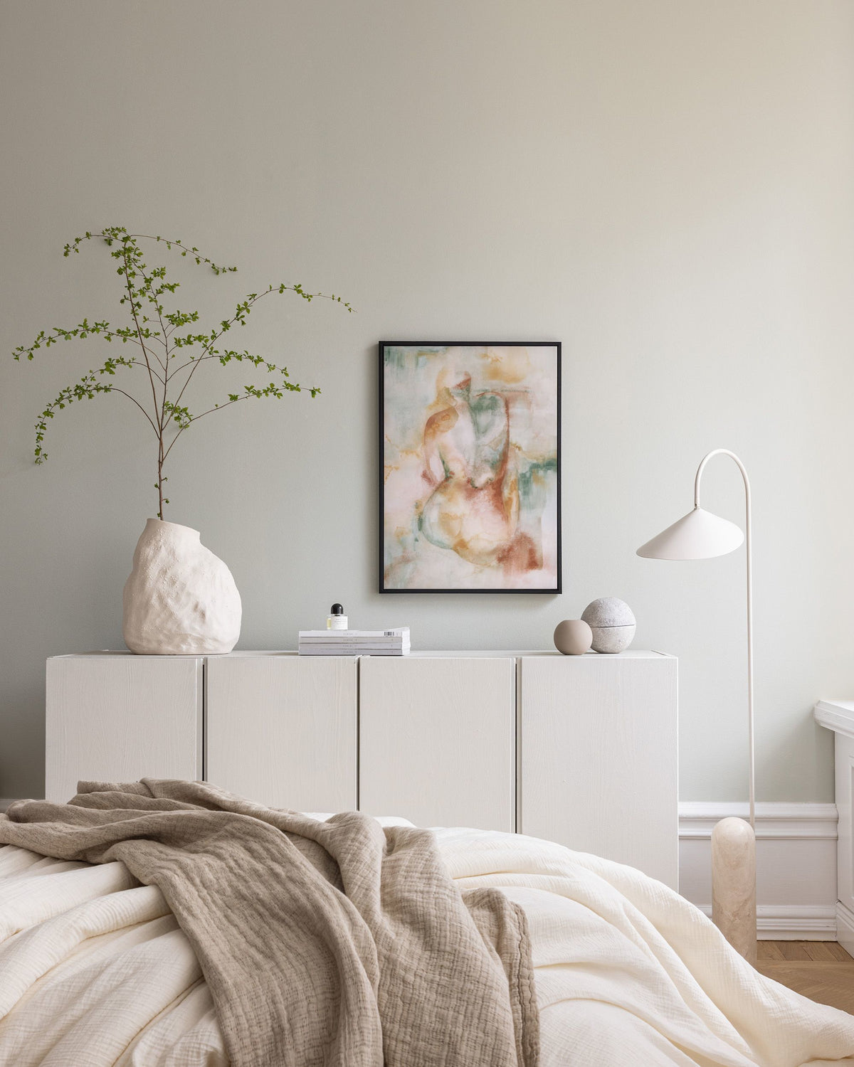 Soft Contours Canvas print