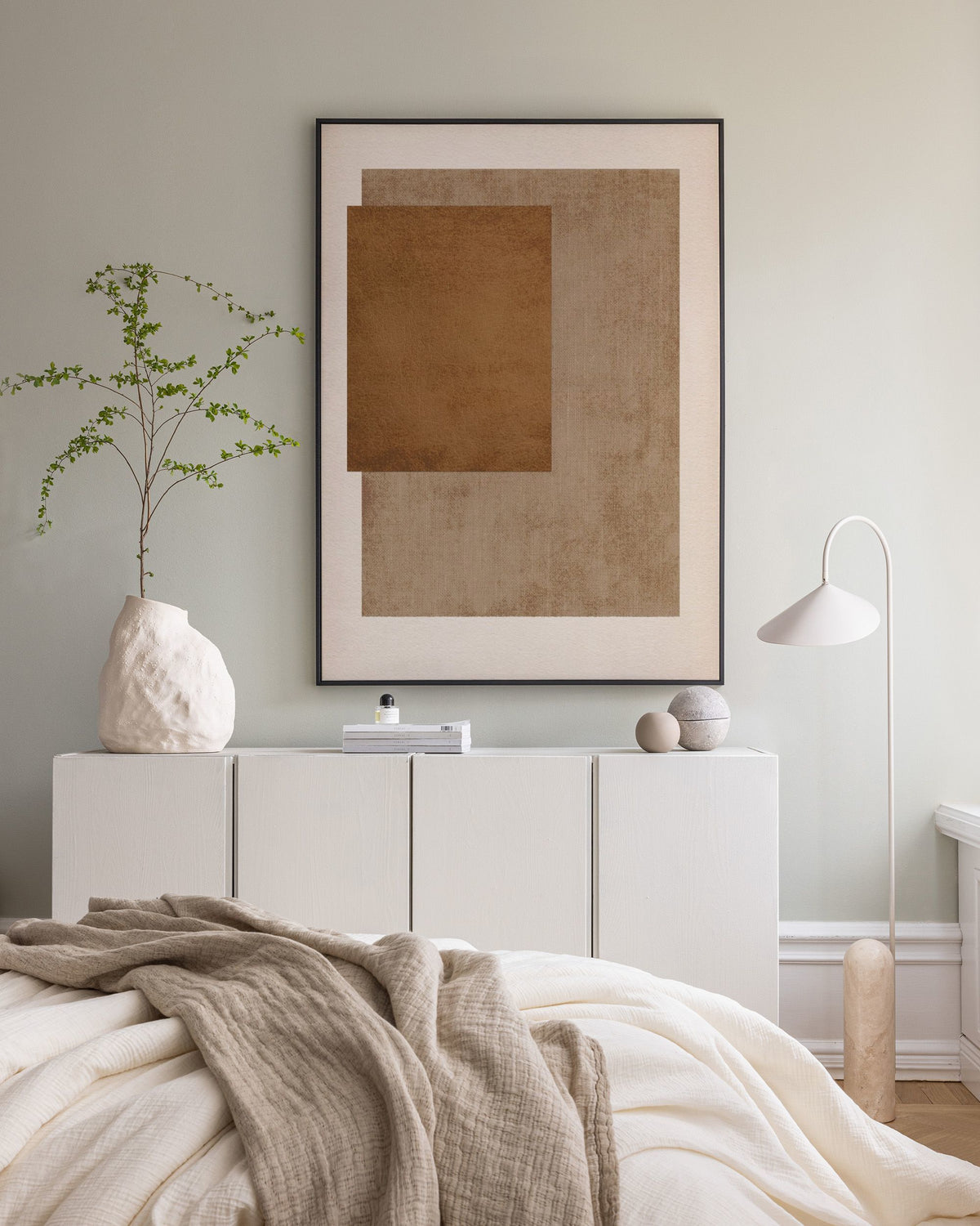 Rustic Geometry No1 Canvas print