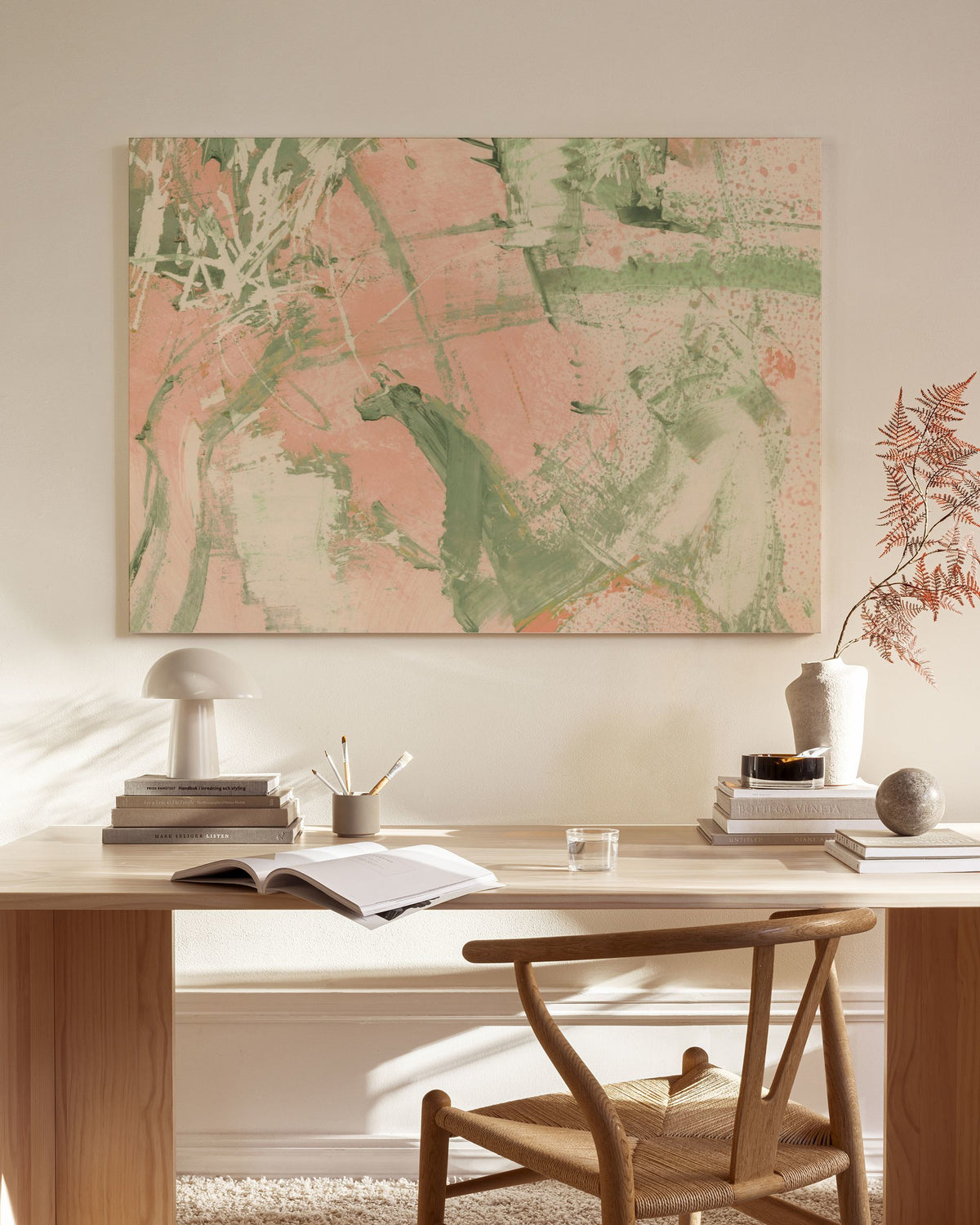 Blush Expression No2 Canvas print