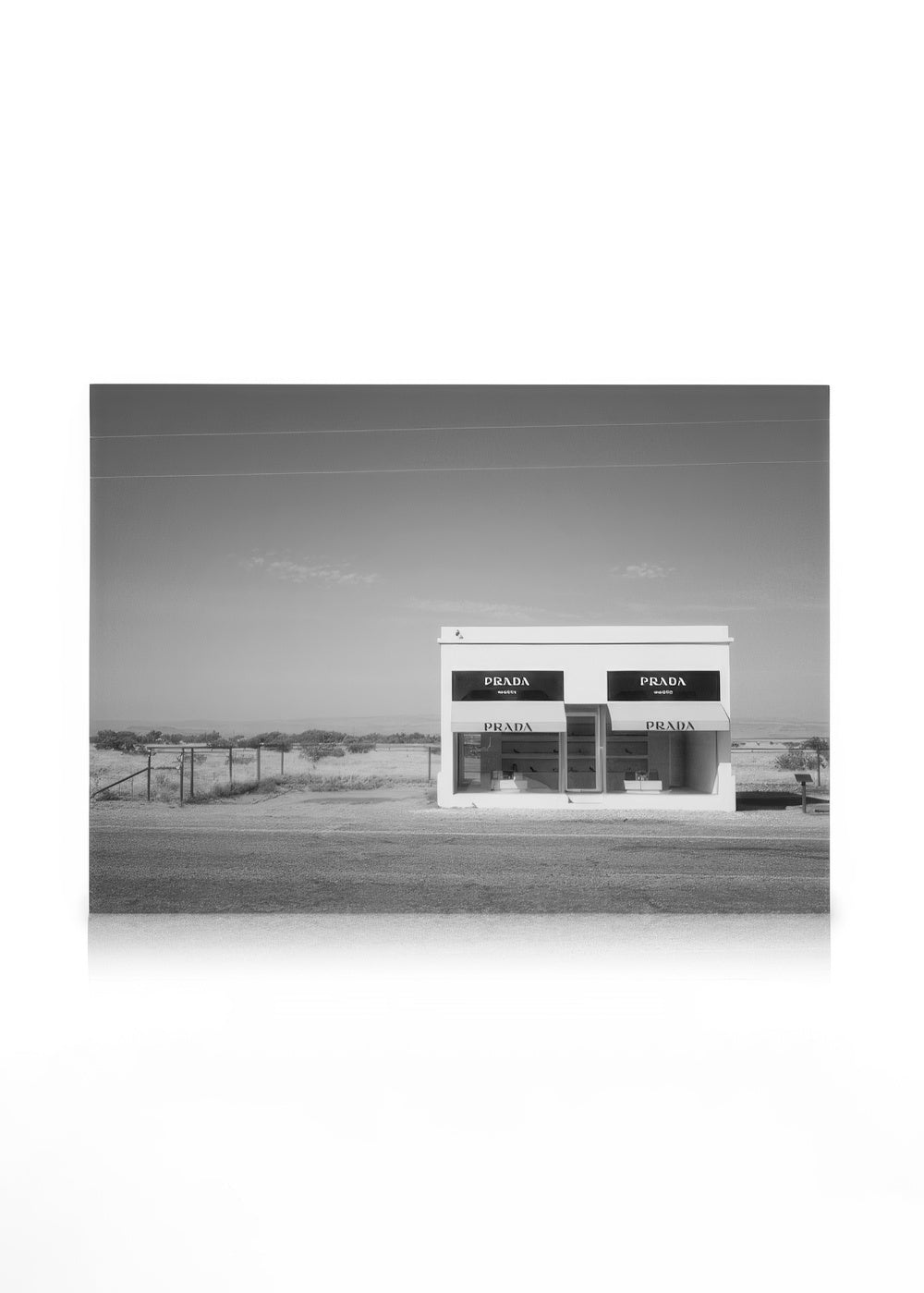 Prada Marfa B&W Canvas print