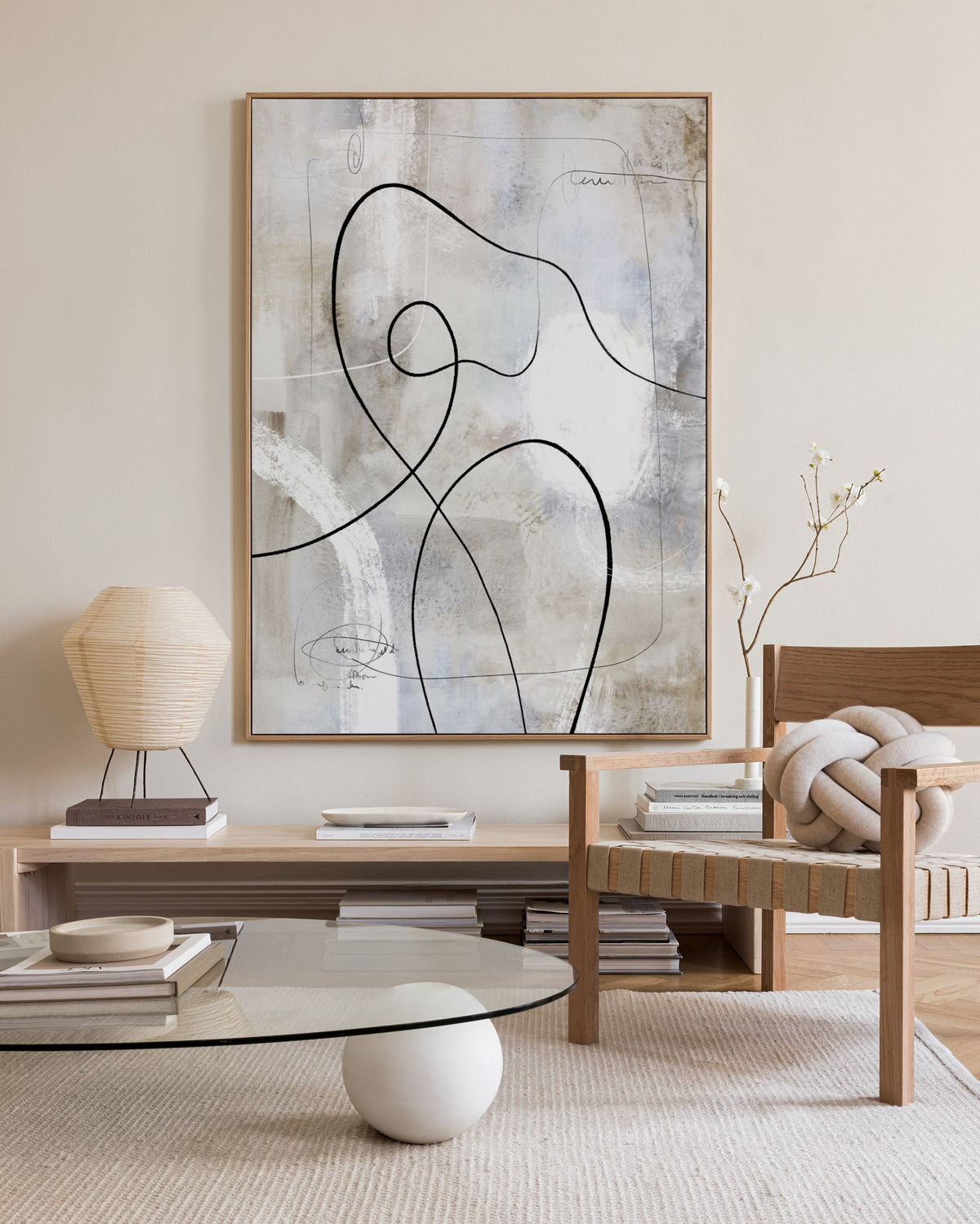 Abstract Paint Figure No2 Canvas print