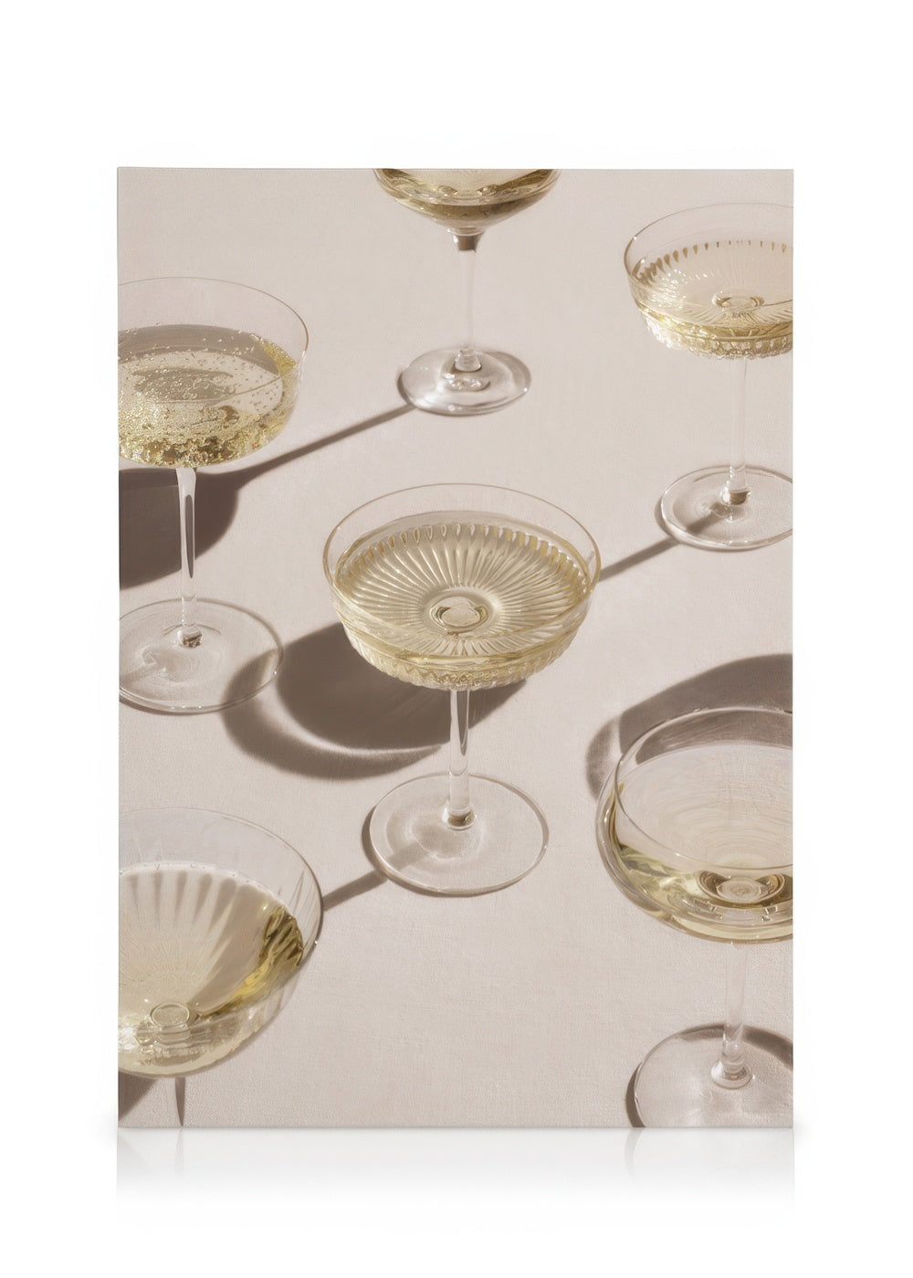 Glasses of Champagne Canvas print