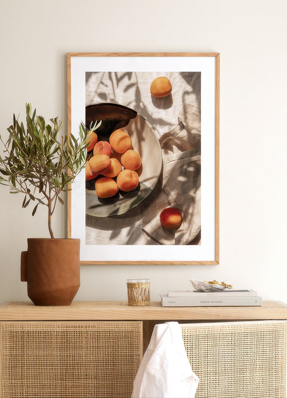 Apricots In Sunlight Print