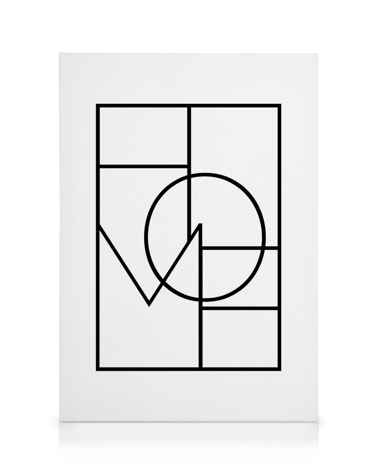 Home Square Canvas print