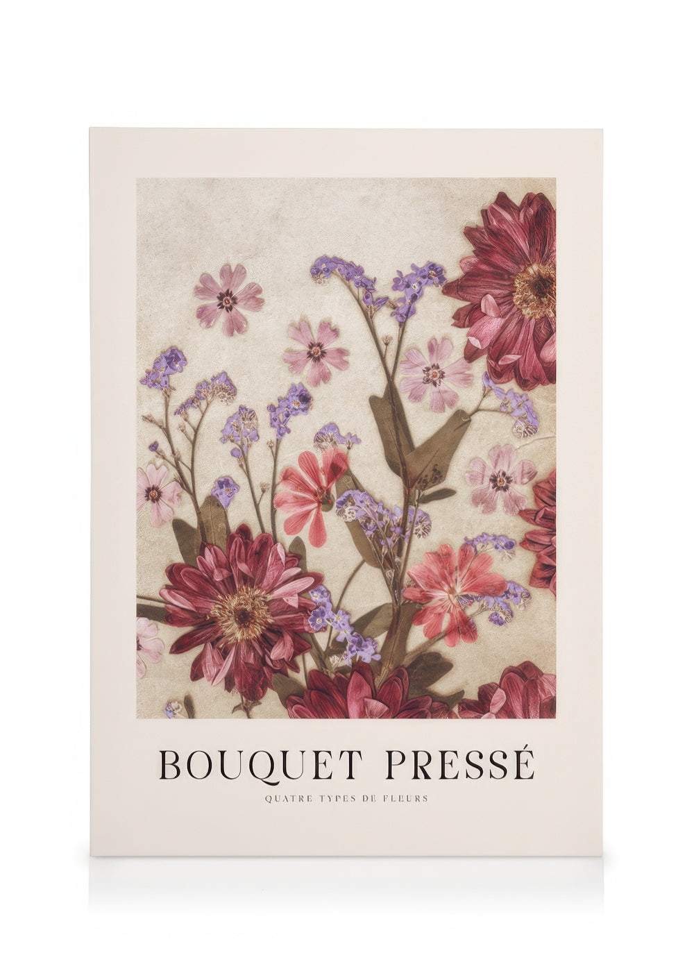 Vintage Pressed Bouquet Canvas print
