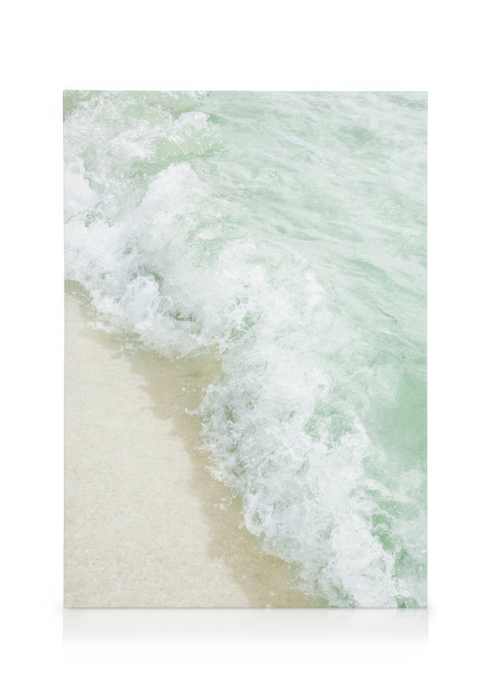 Green Waves Canvas print