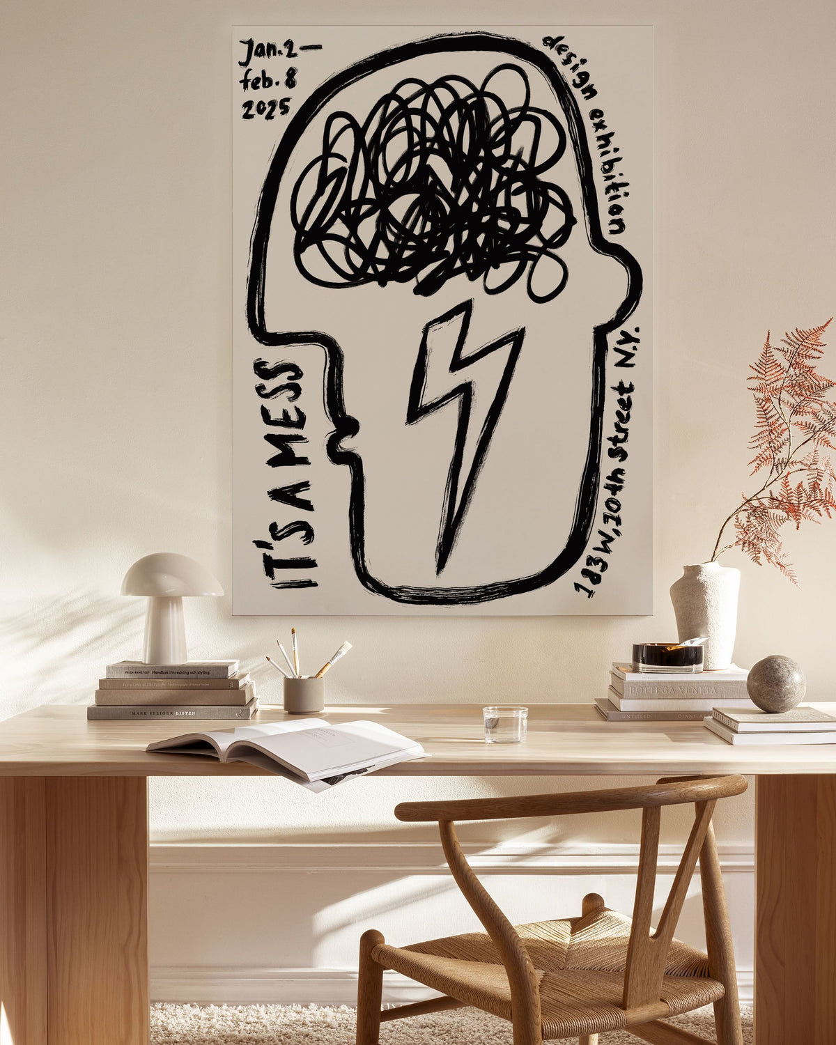 It's a Mess Canvas print