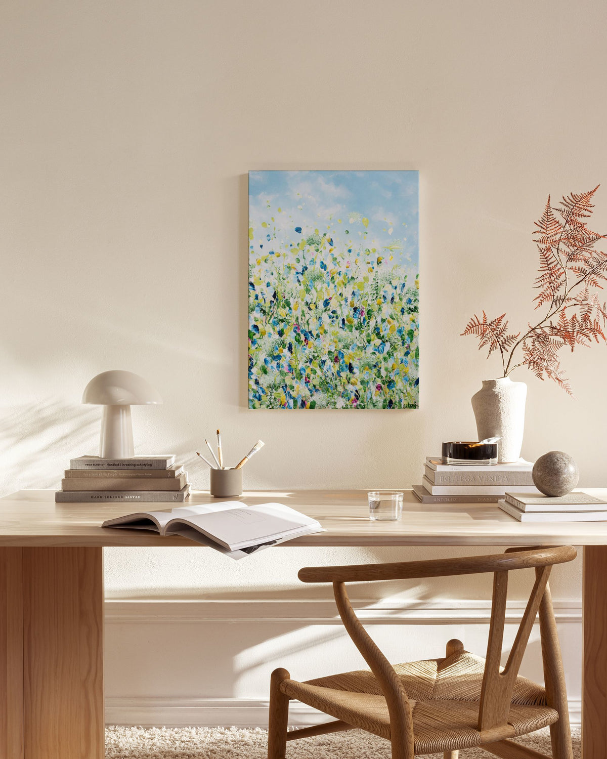 Anna Brandt - Parco Azzurro Canvas print