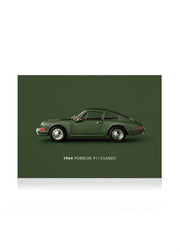911 Turbo Green Canvas print