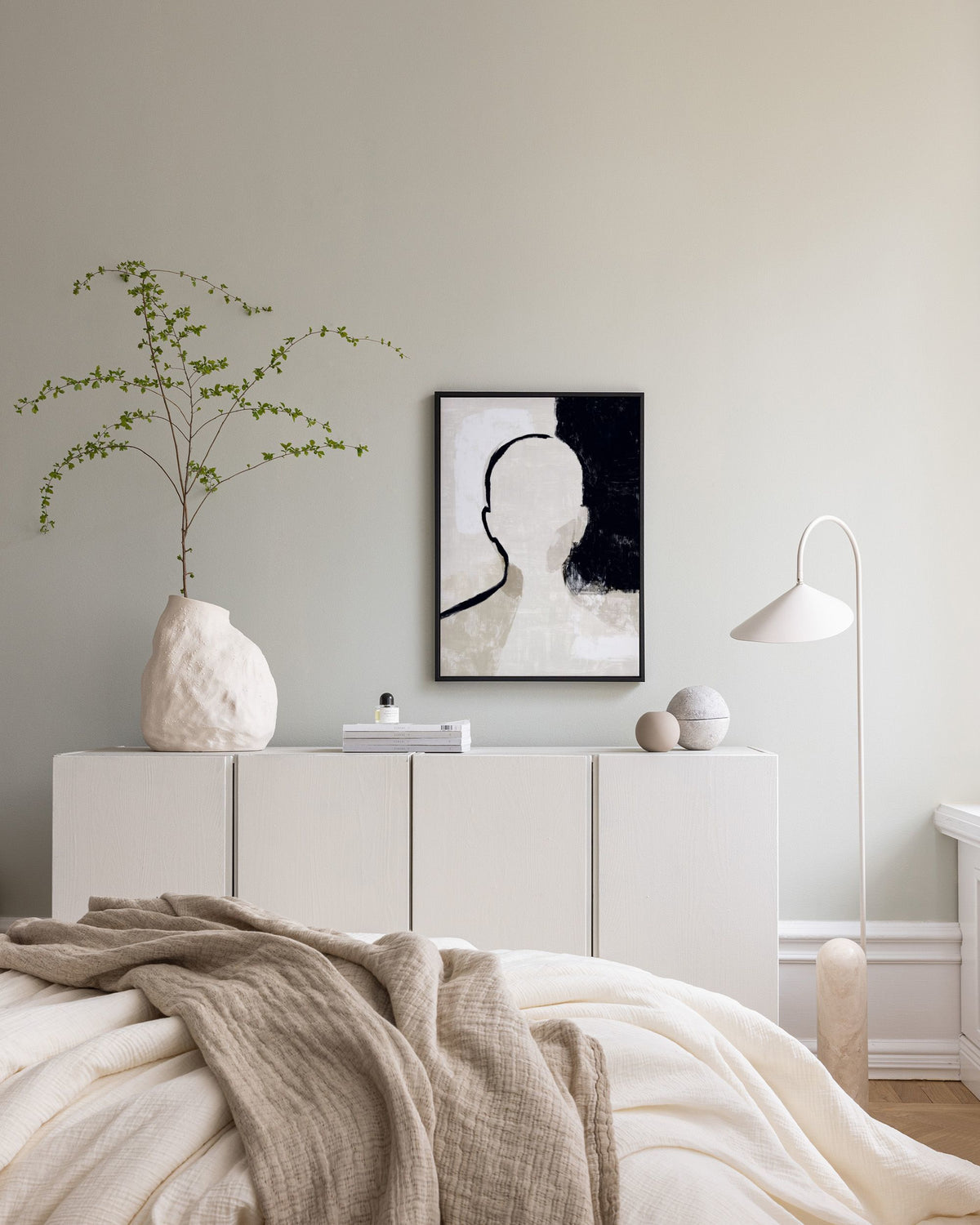 Painted Anonymous Canvas print