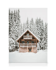 Holiday Cabin Canvas print