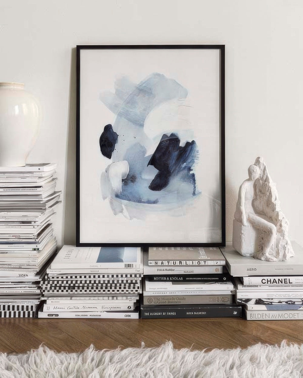 Watercolor Blues No1 Print