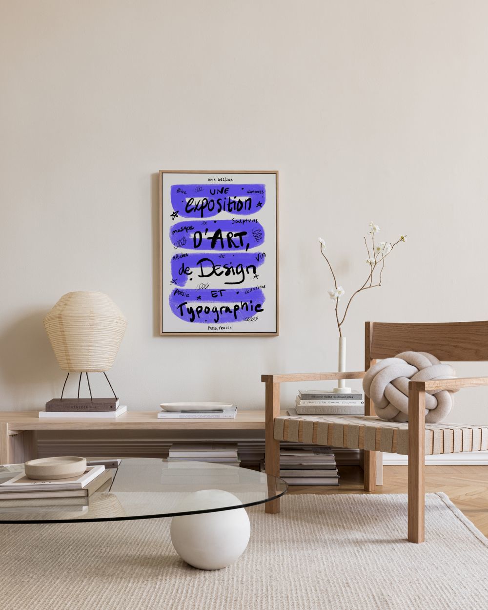 Bold Typography Canvas print