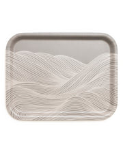 Line Wave Dark Tray