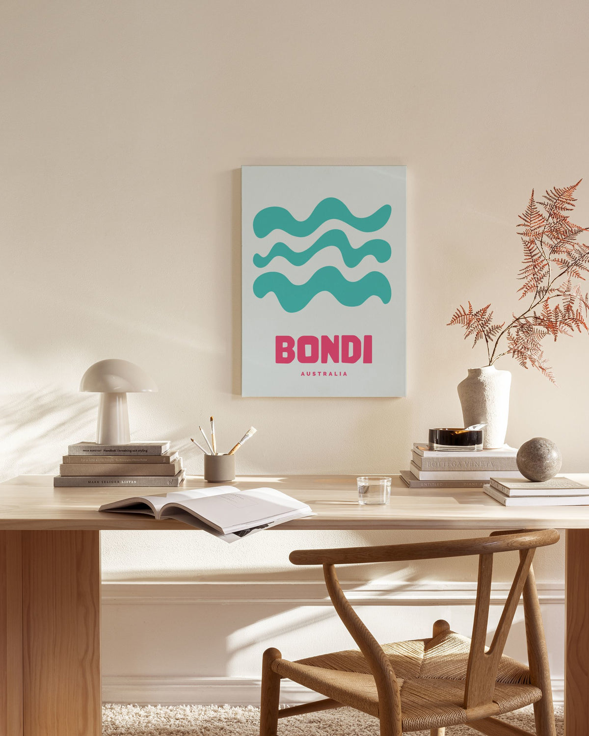Graphic Bondi Canvas print