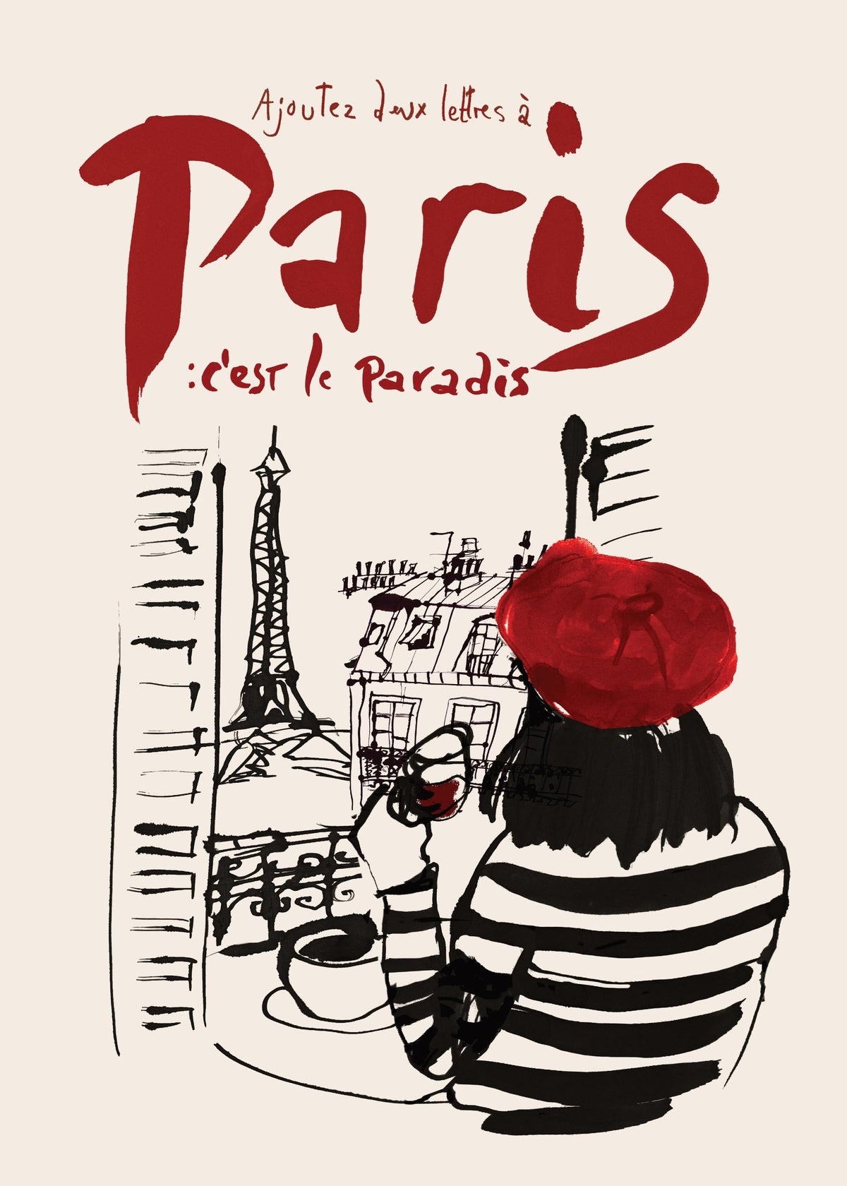 Sissan Richard - Paris, le Paradis Print