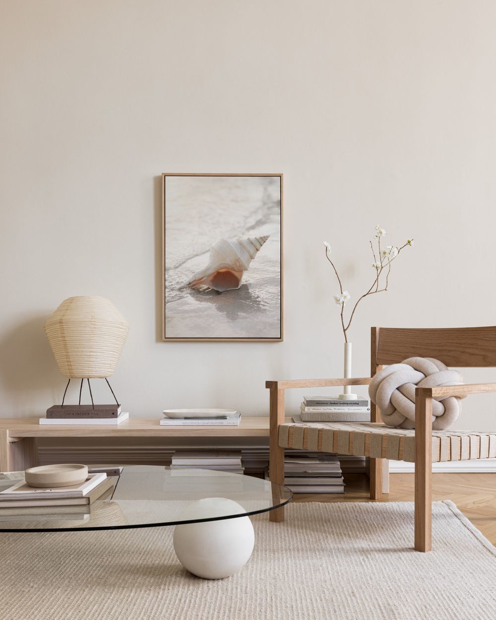 Shell on Beach Canvas