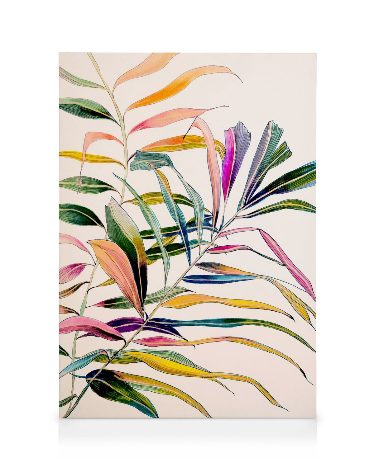 Leigh Viner - Palm in Color Canvas print