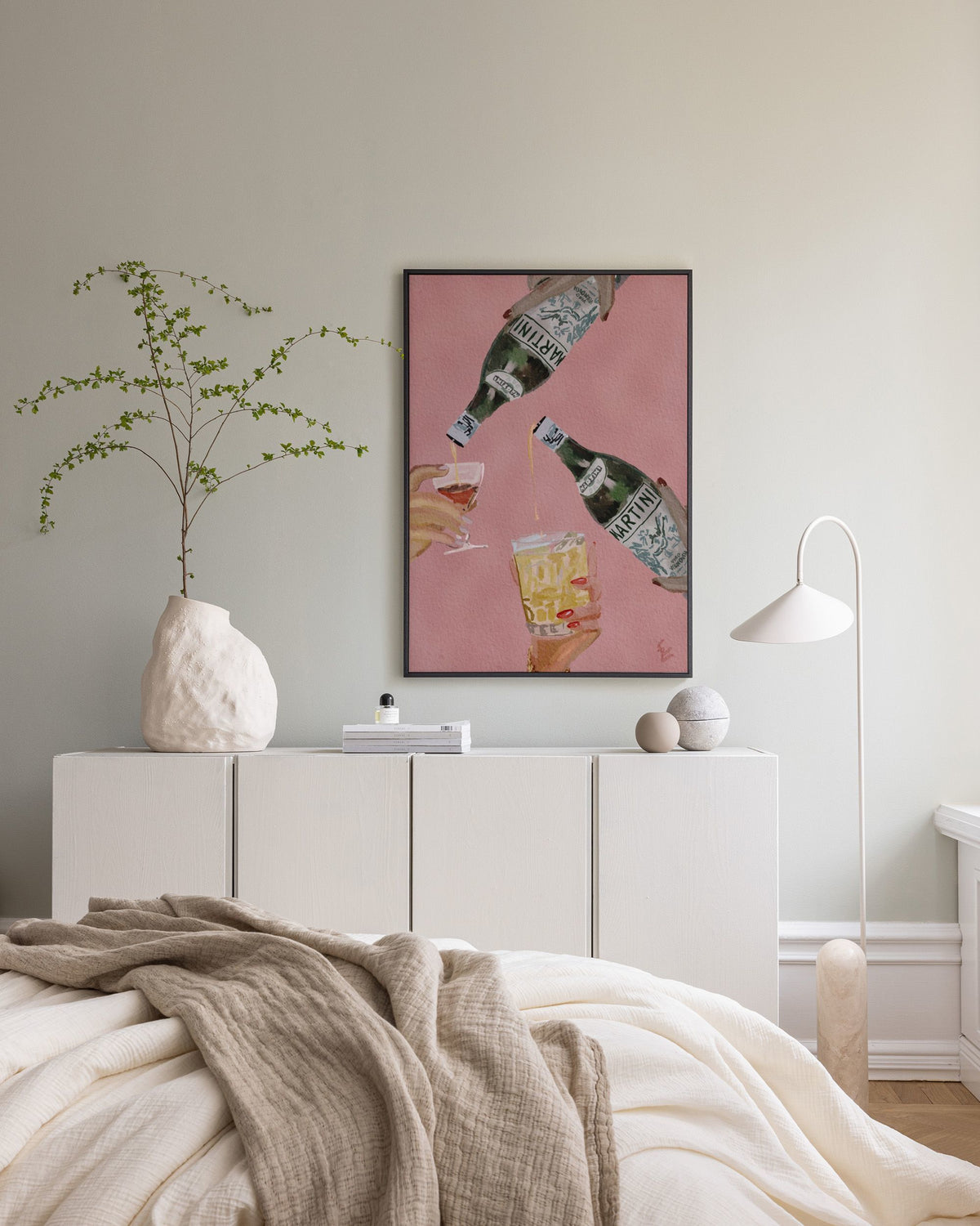 Ekaterina Zagorska - One More Martini Please Canvas print