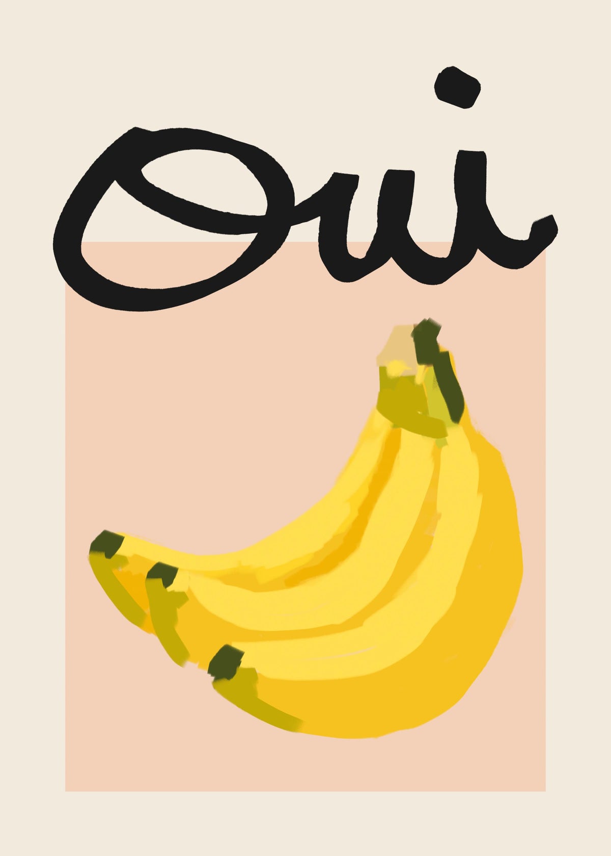 Oui Banana Print