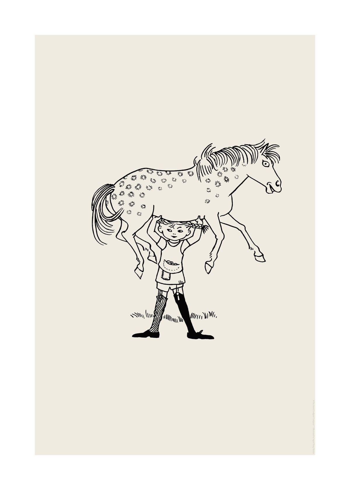 Pippi Longstocking No1 Print