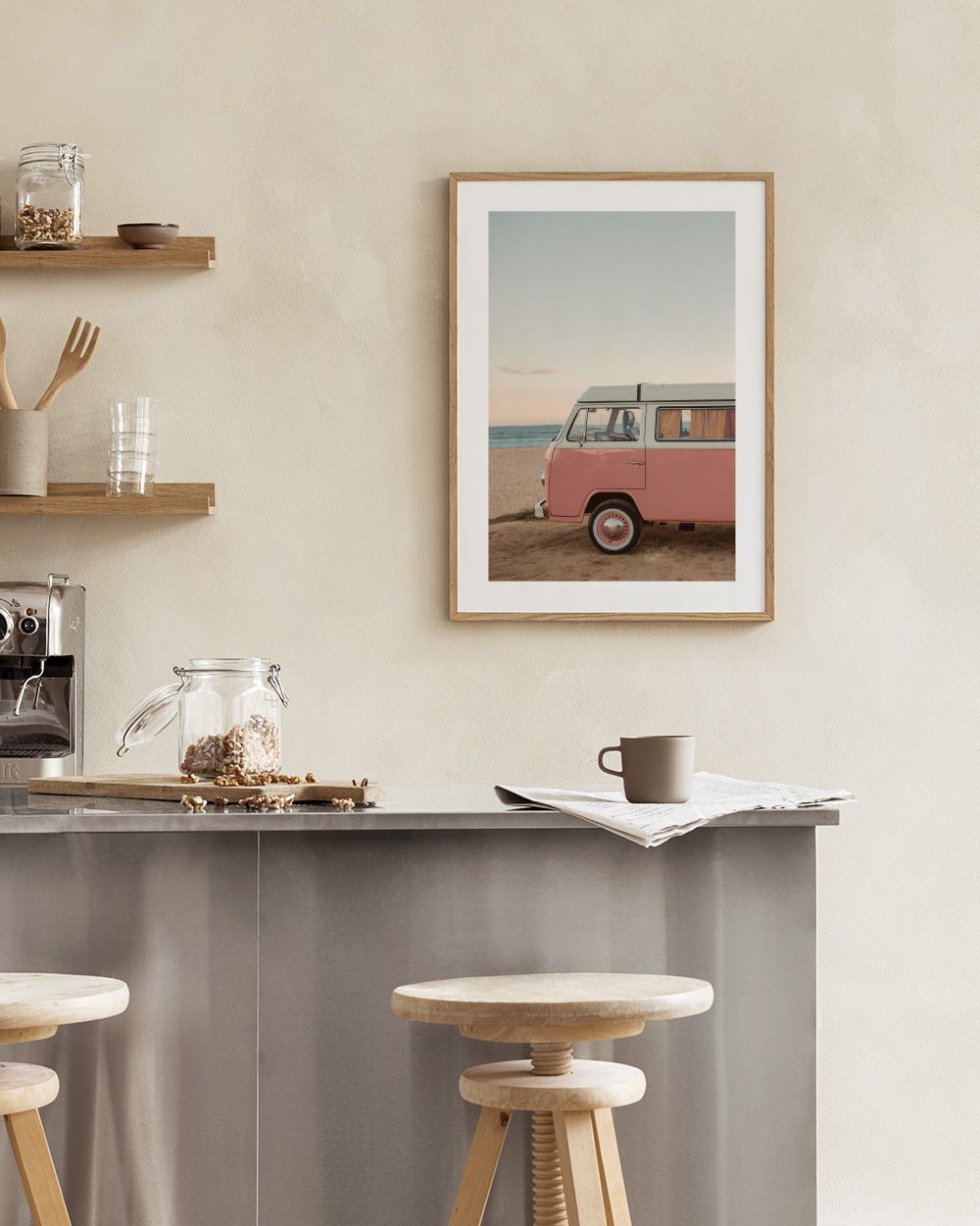 Pink Van Print