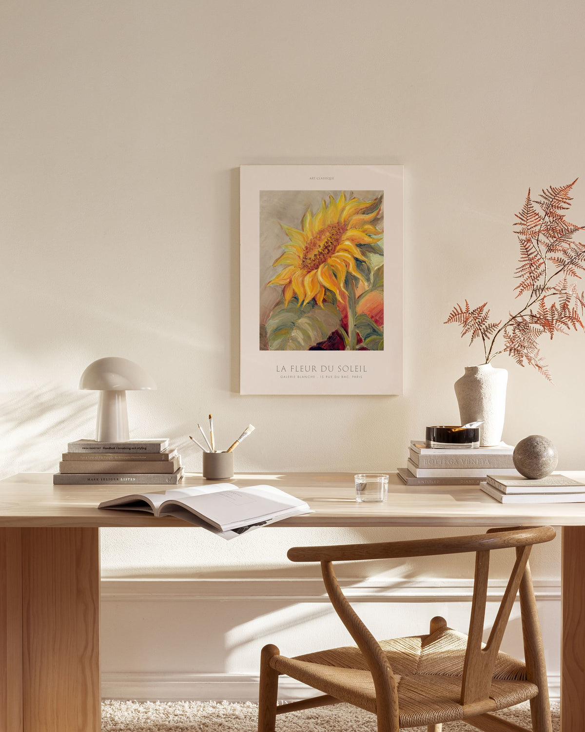 The Sunflower Canvas print