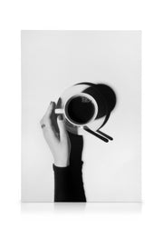 Black and White Coffee Canvas print