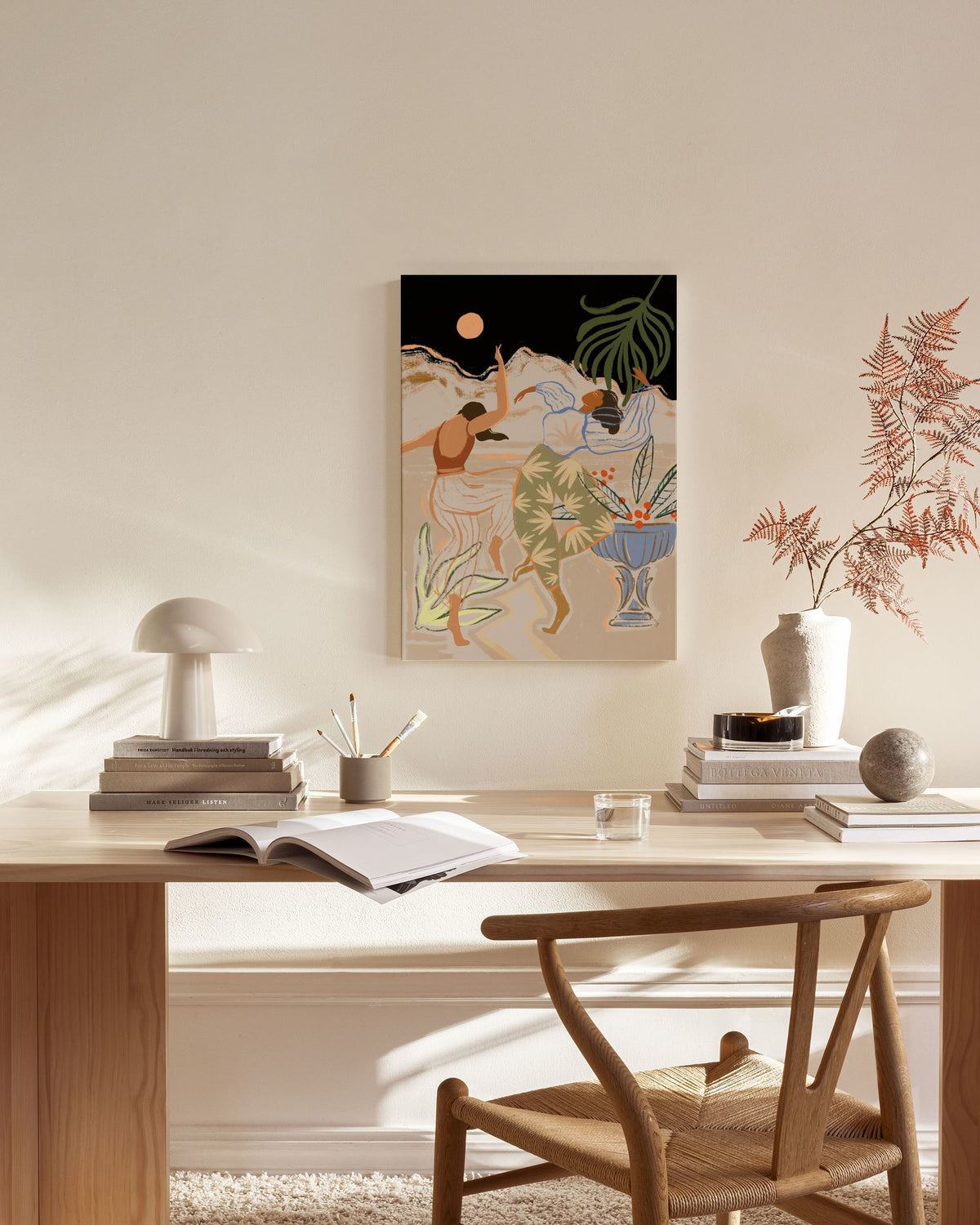 Arty Guava - Lay Hoon - Dancing Under The Moonlight Canvas print