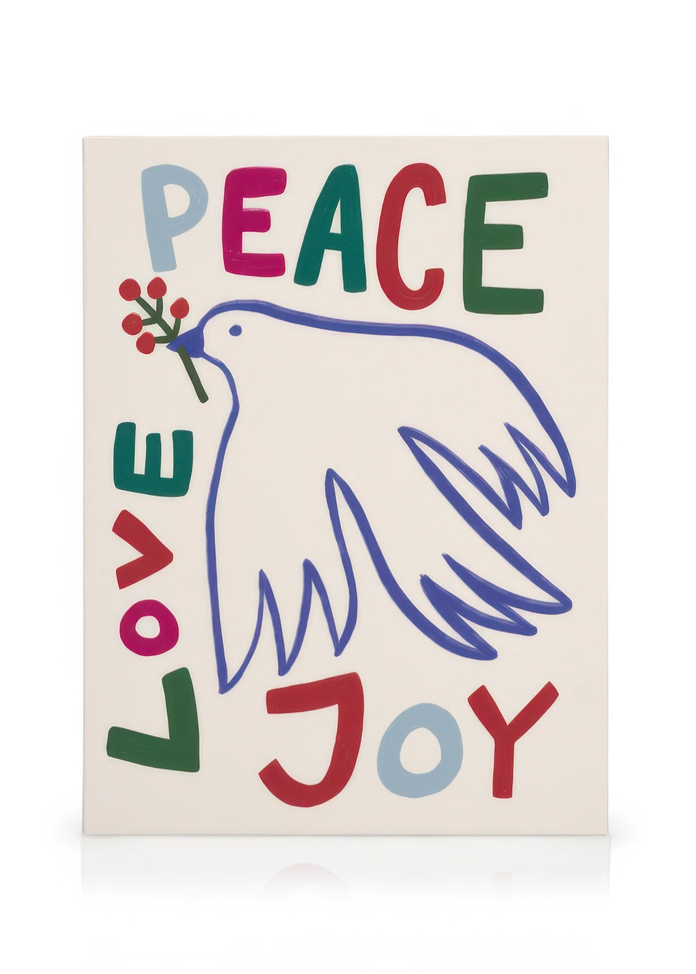 Peace Love Joy Canvas print