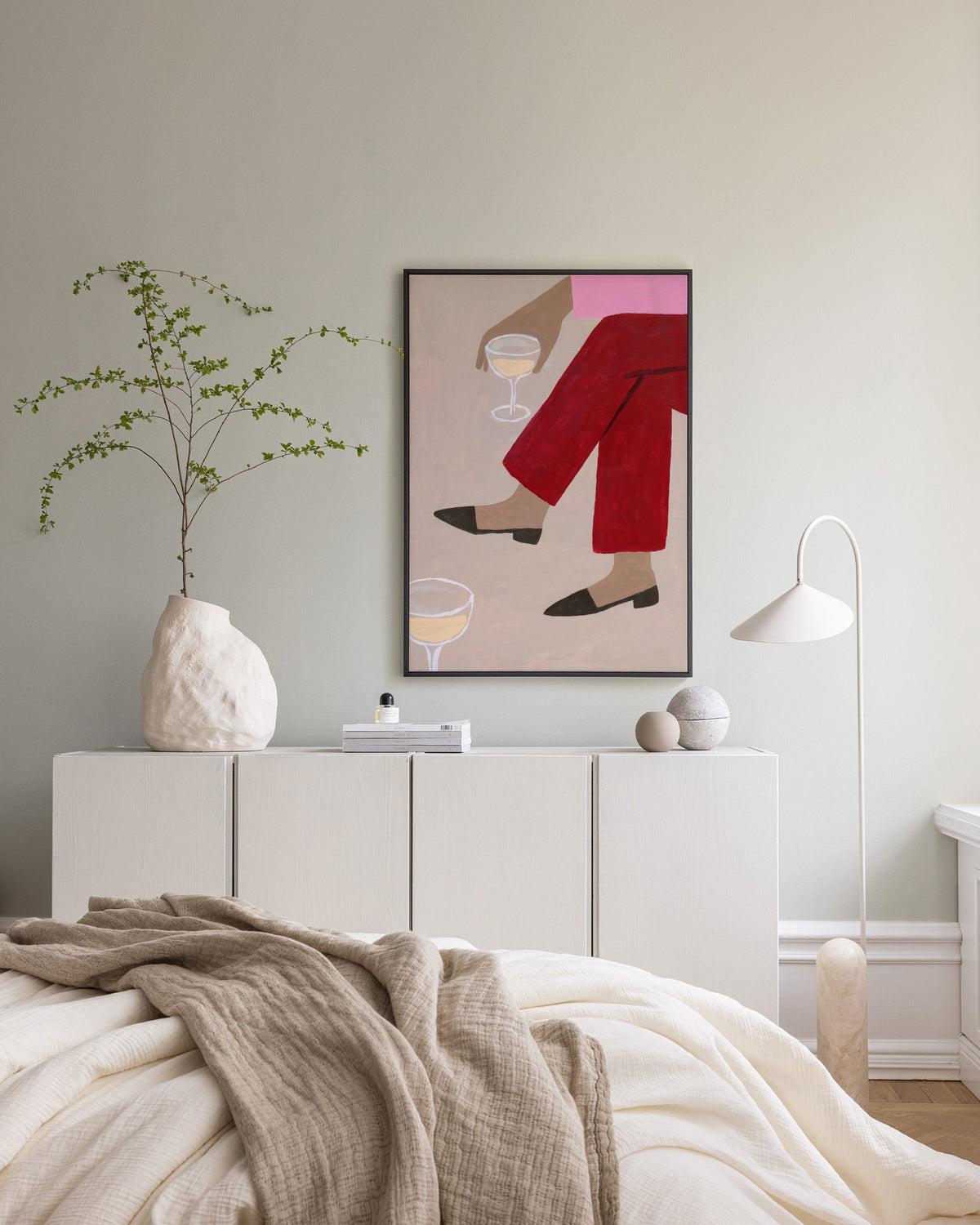 Party Scene No3 Canvas print