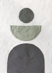 Balance in Green Print