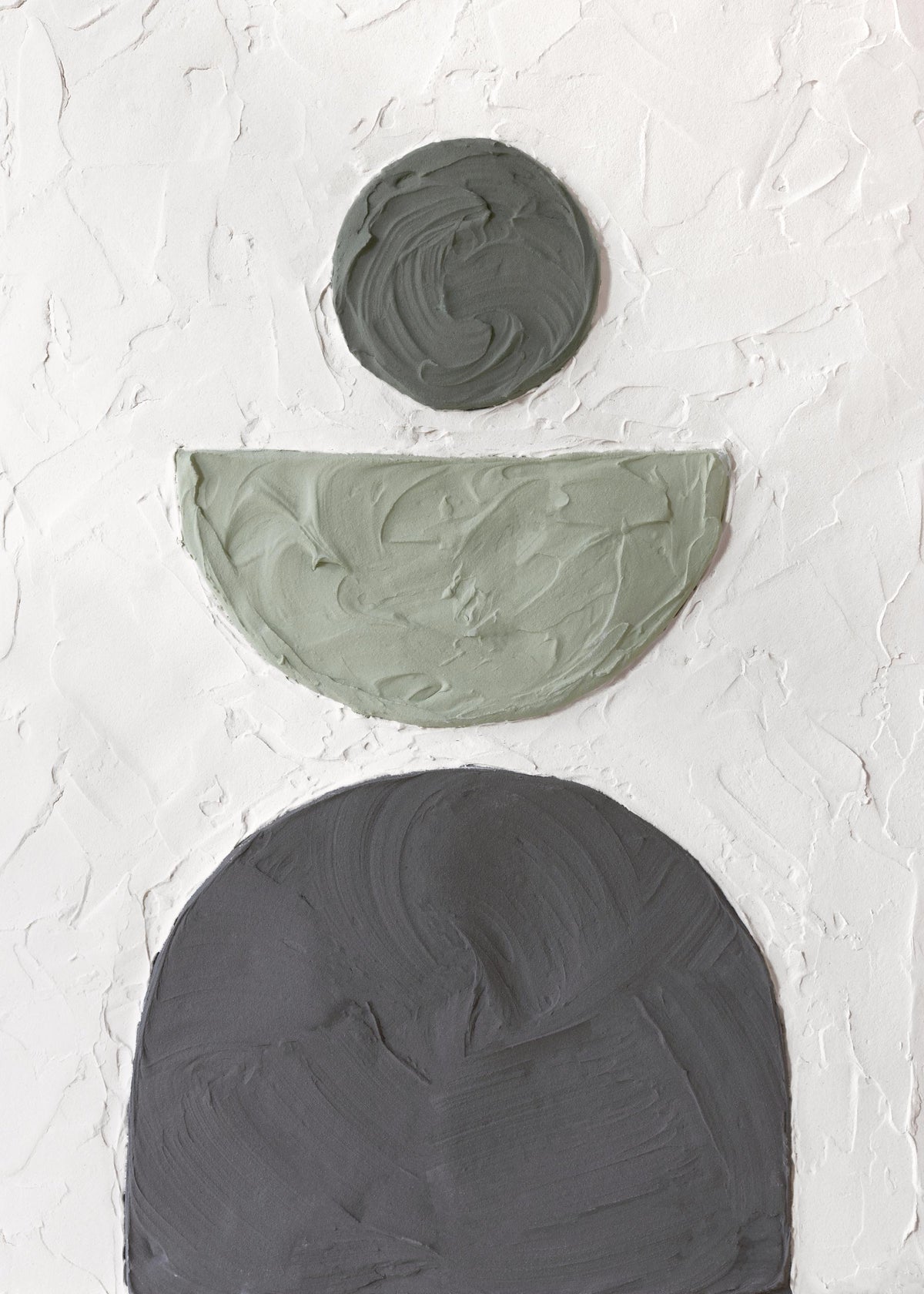 Balance in Green Print