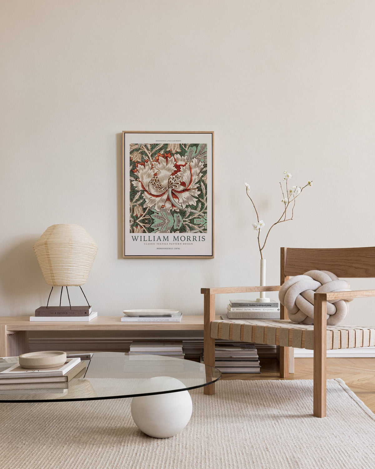 William Morris - Honeysuckle Canvas print