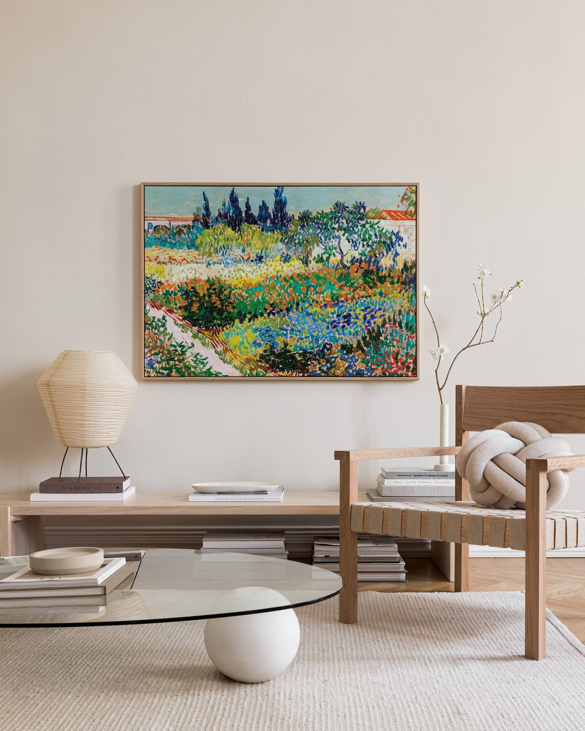 Van Gogh - Garden at Arles Landscape Canvas print