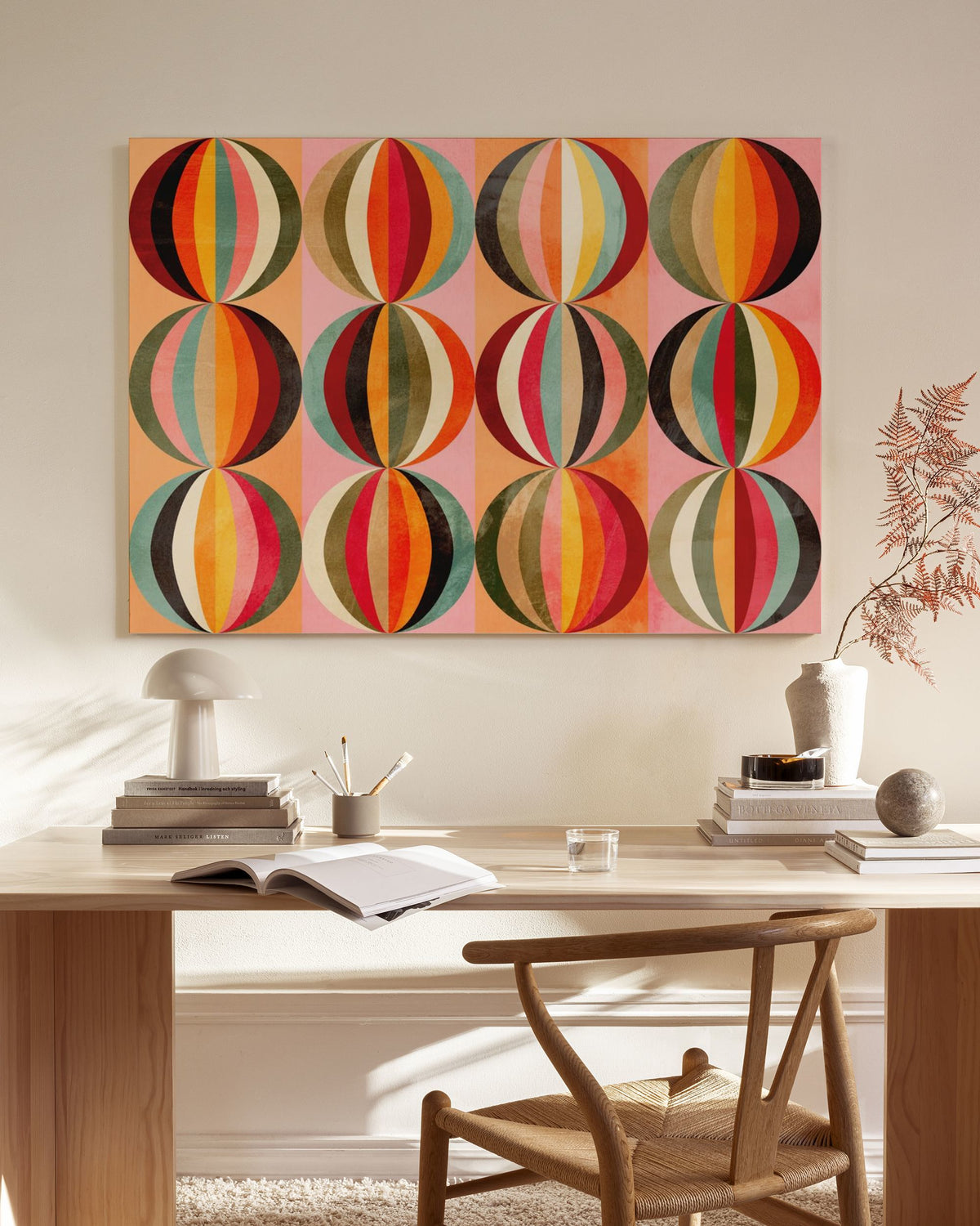 Chromatic Carnival Canvas print