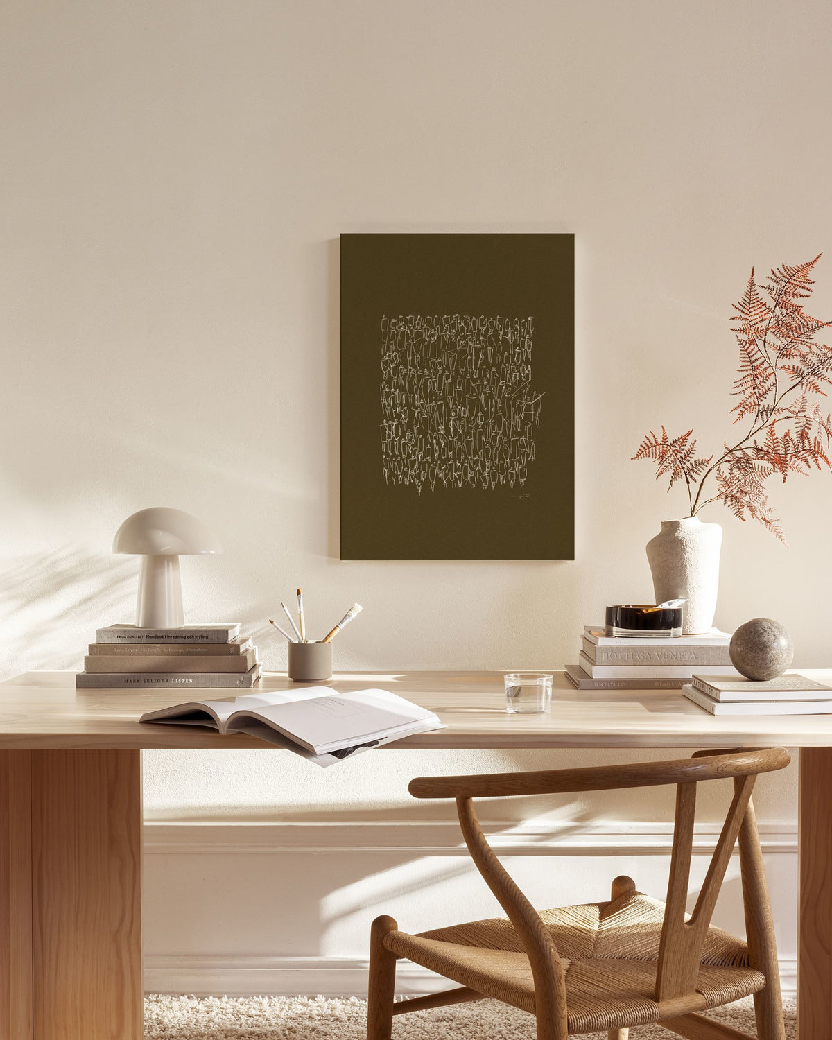 Mie & Him - People Canvas print