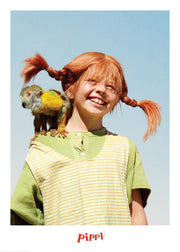 Pippi Longstocking Portrait Print